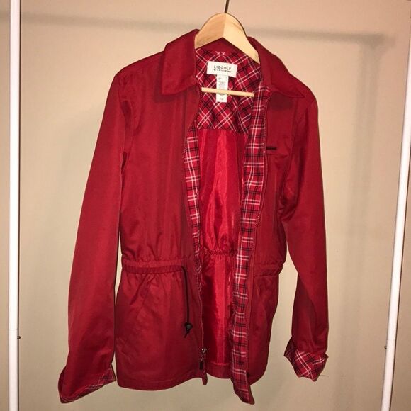 Liz Golf By Liz Claiborne Plaid Line Jacket - Sz S - Picture 2 of 8